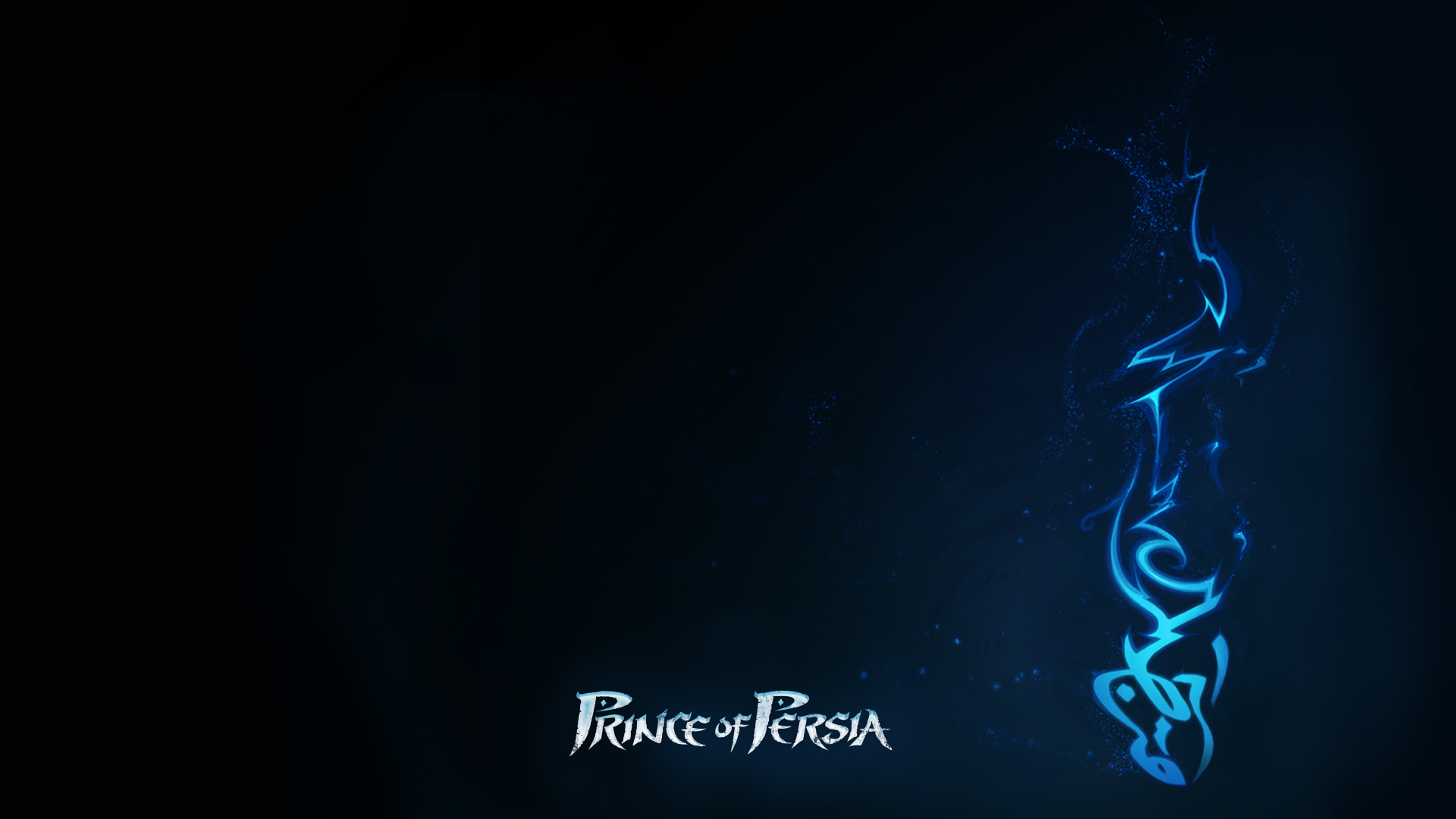 blue, minimalistic, Prince of Persia - desktop wallpaper