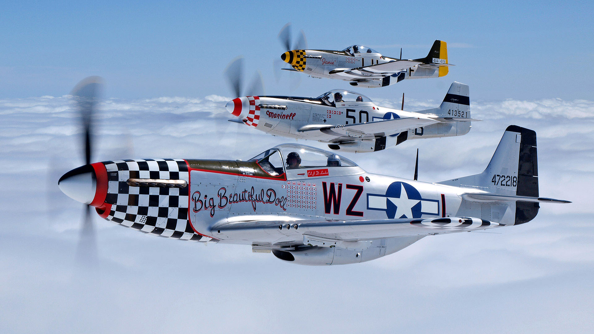planes, P-51 Mustang - desktop wallpaper