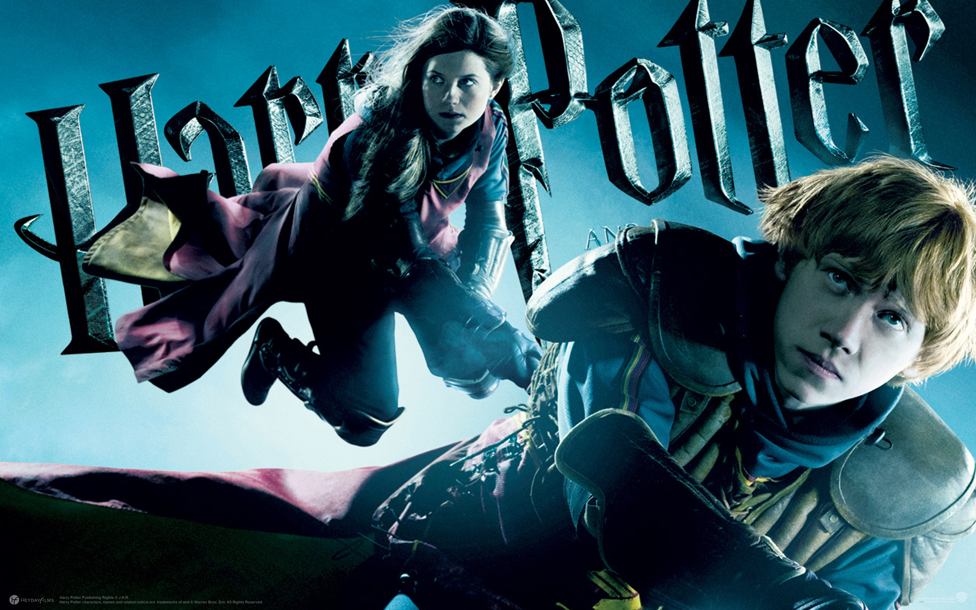 Harry Potter, Harry Potter and the Half Blood Prince, Rupert Grint, Ginny Weasley, Ron Weasley - desktop wallpaper