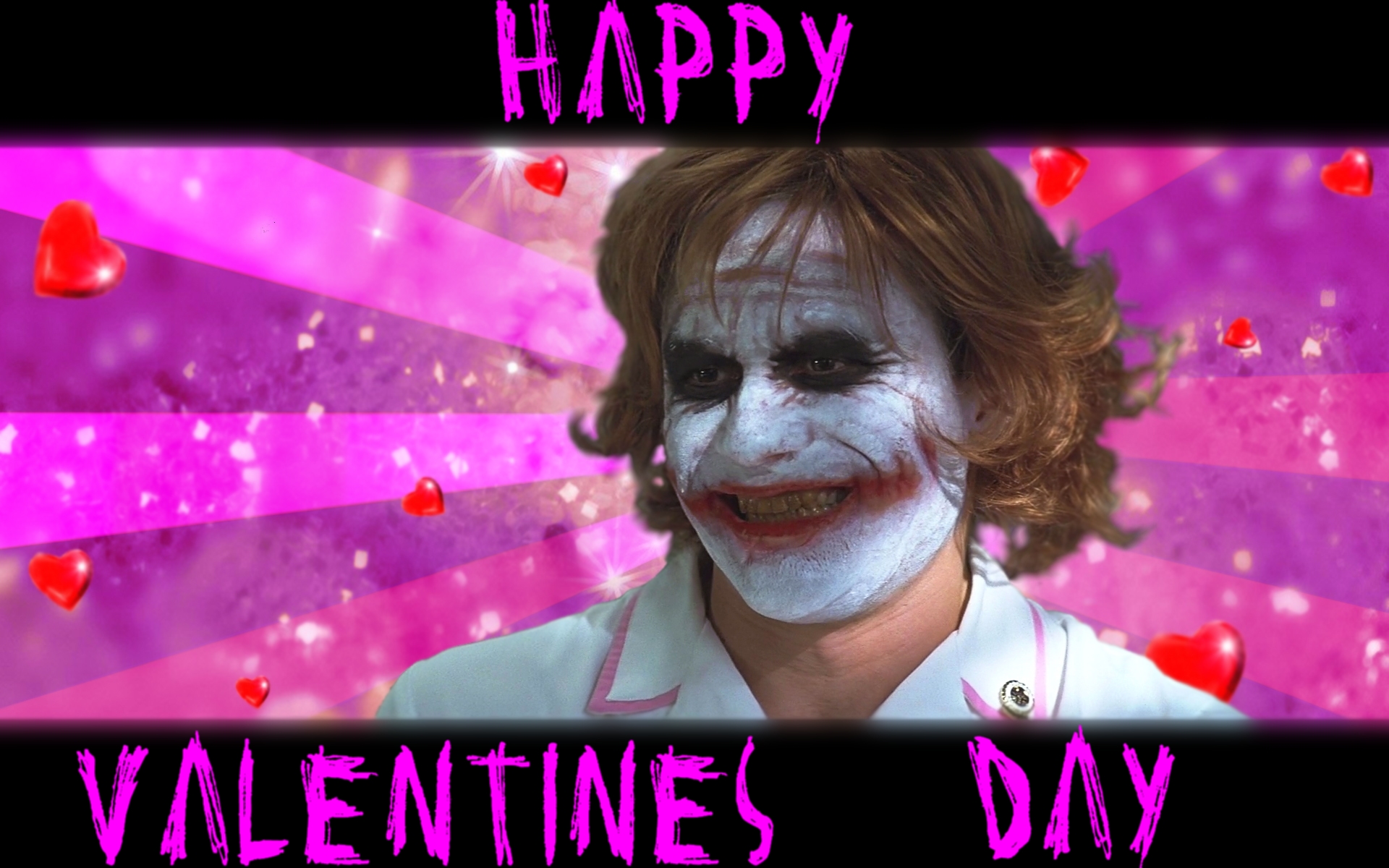 The Joker, Valentines Day, The Dark Knight - desktop wallpaper