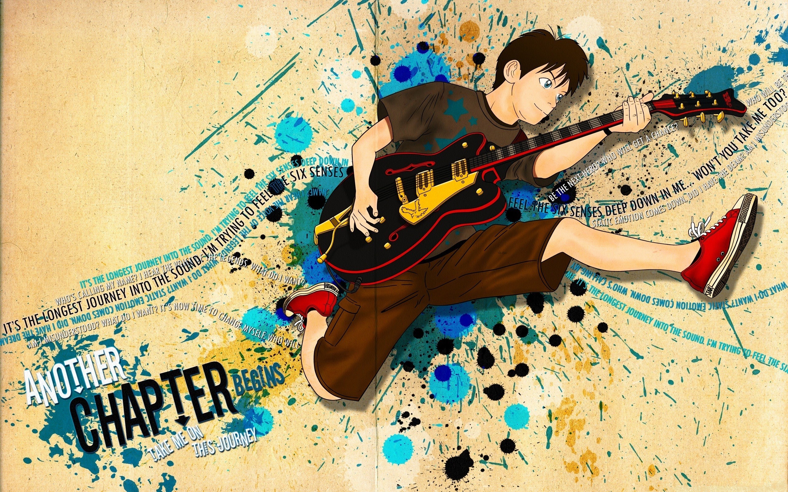 Beck, Beck Mongolian Chop Squad, guitars, Yukio Tanaka - desktop wallpaper
