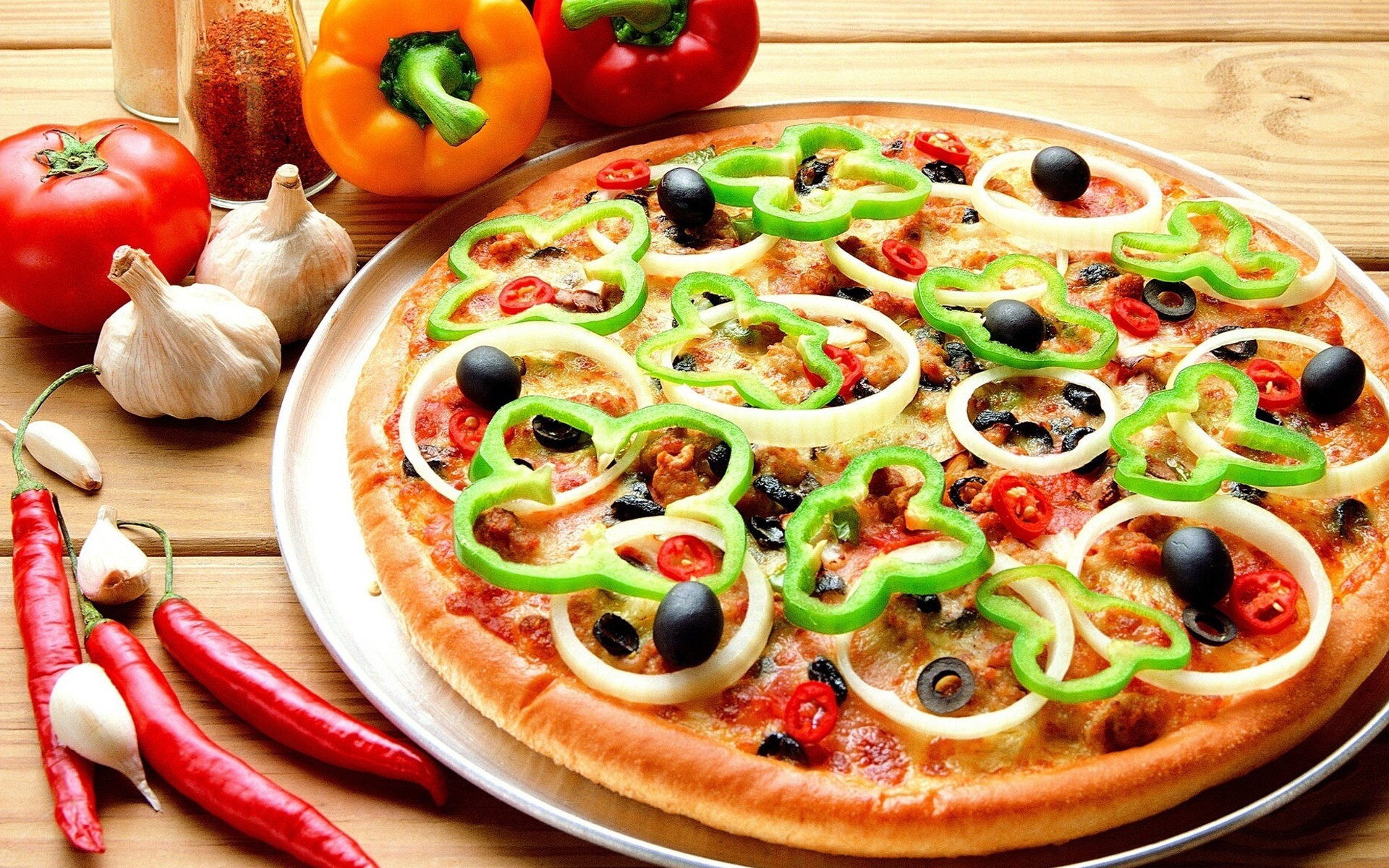 food, pizza - desktop wallpaper