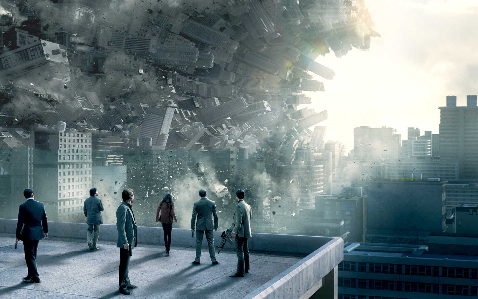 movies, Inception, reality, cities - desktop wallpaper