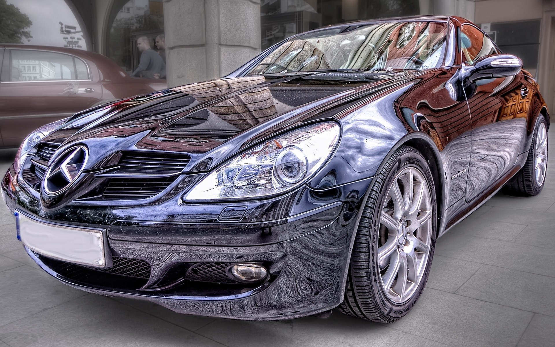 cars, HDR photography, Mercedes-Benz - desktop wallpaper