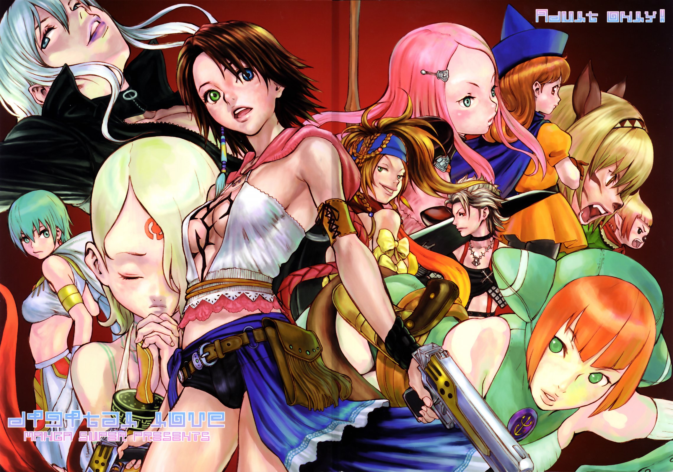 Final Fantasy, Rikku, Yuna - desktop wallpaper