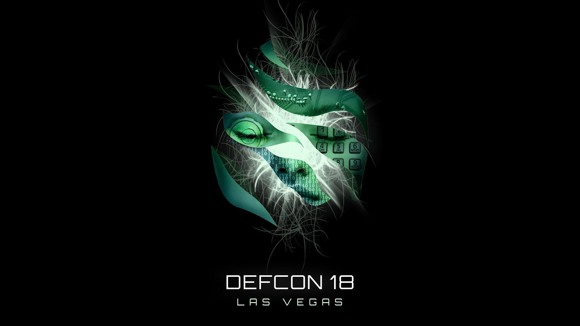 hacking, black background, Defcon (Hacking Conference) - desktop wallpaper