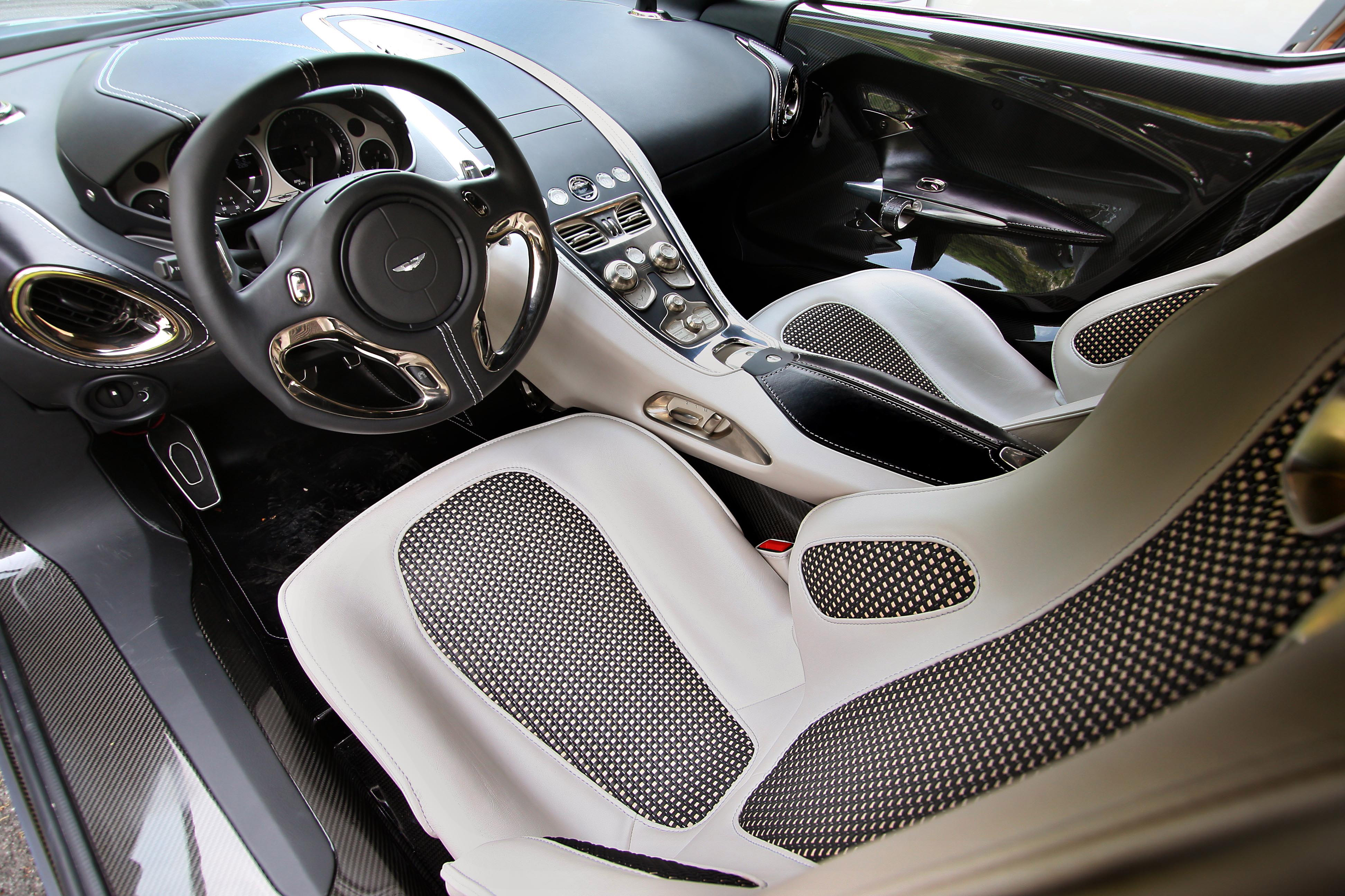 Aston Martin, car interiors - desktop wallpaper