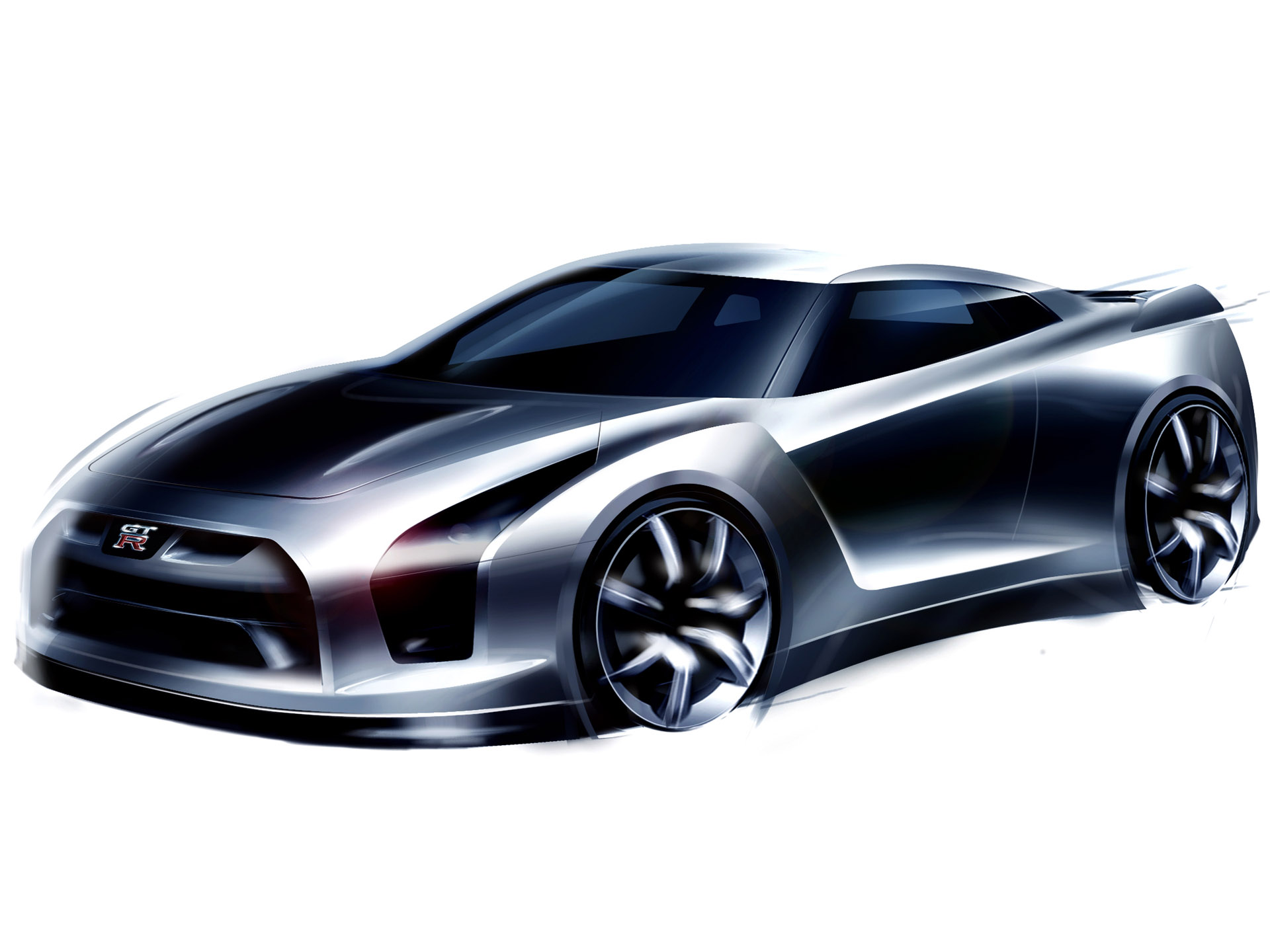 cars, concept cars, Nissan GT-R R35 - desktop wallpaper