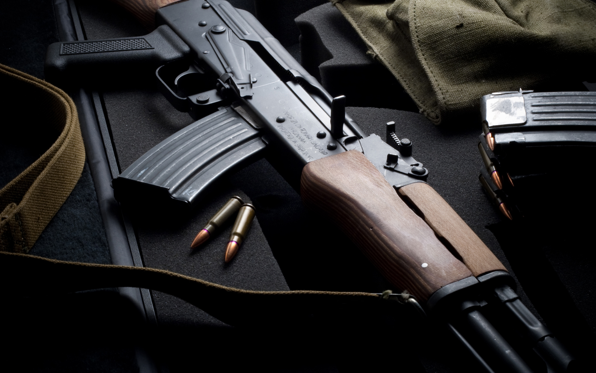 guns, weapons, ammunition, Avtomat Kalashnikova, AK-47, automatic weapons, 7, 62x39mm - desktop wallpaper