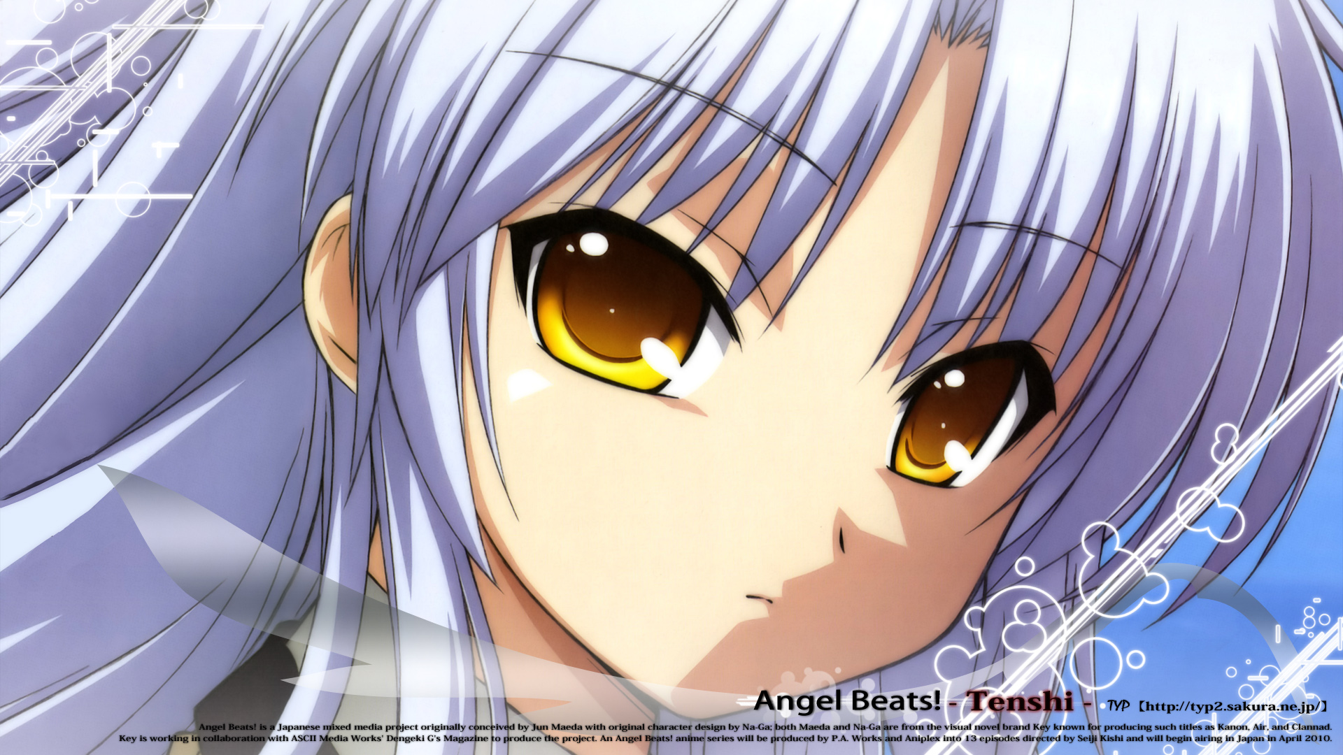 Angel Beats!, Tachibana Kanade - desktop wallpaper