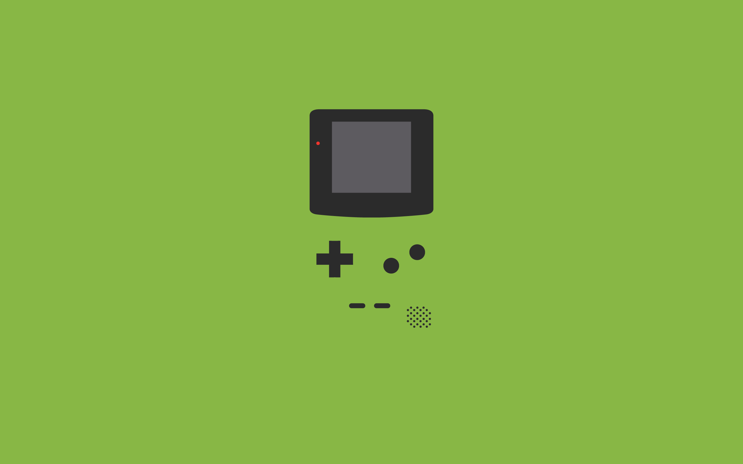 green, minimalistic, Gameboy - desktop wallpaper
