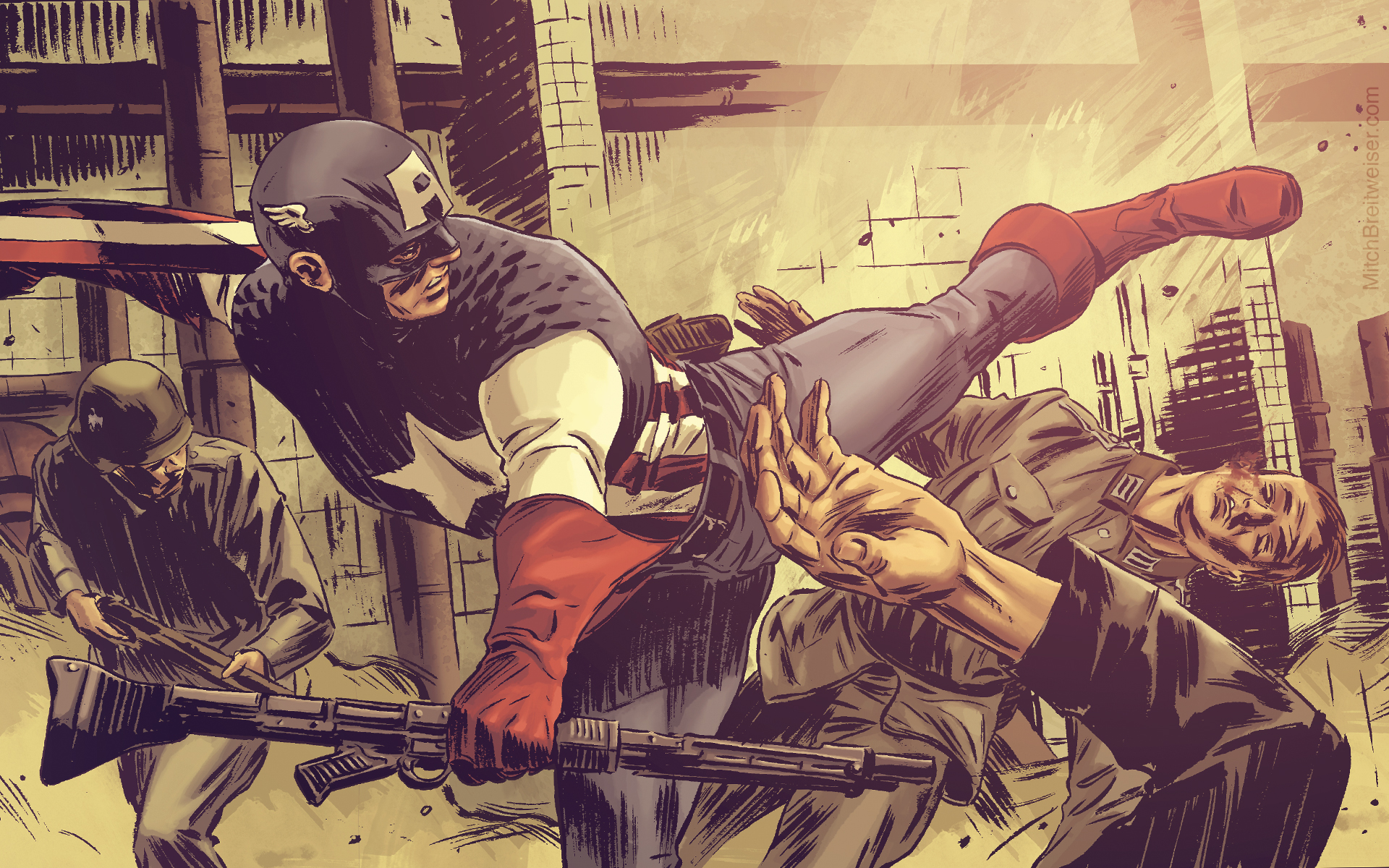 comics, Captain America, Marvel Comics - desktop wallpaper