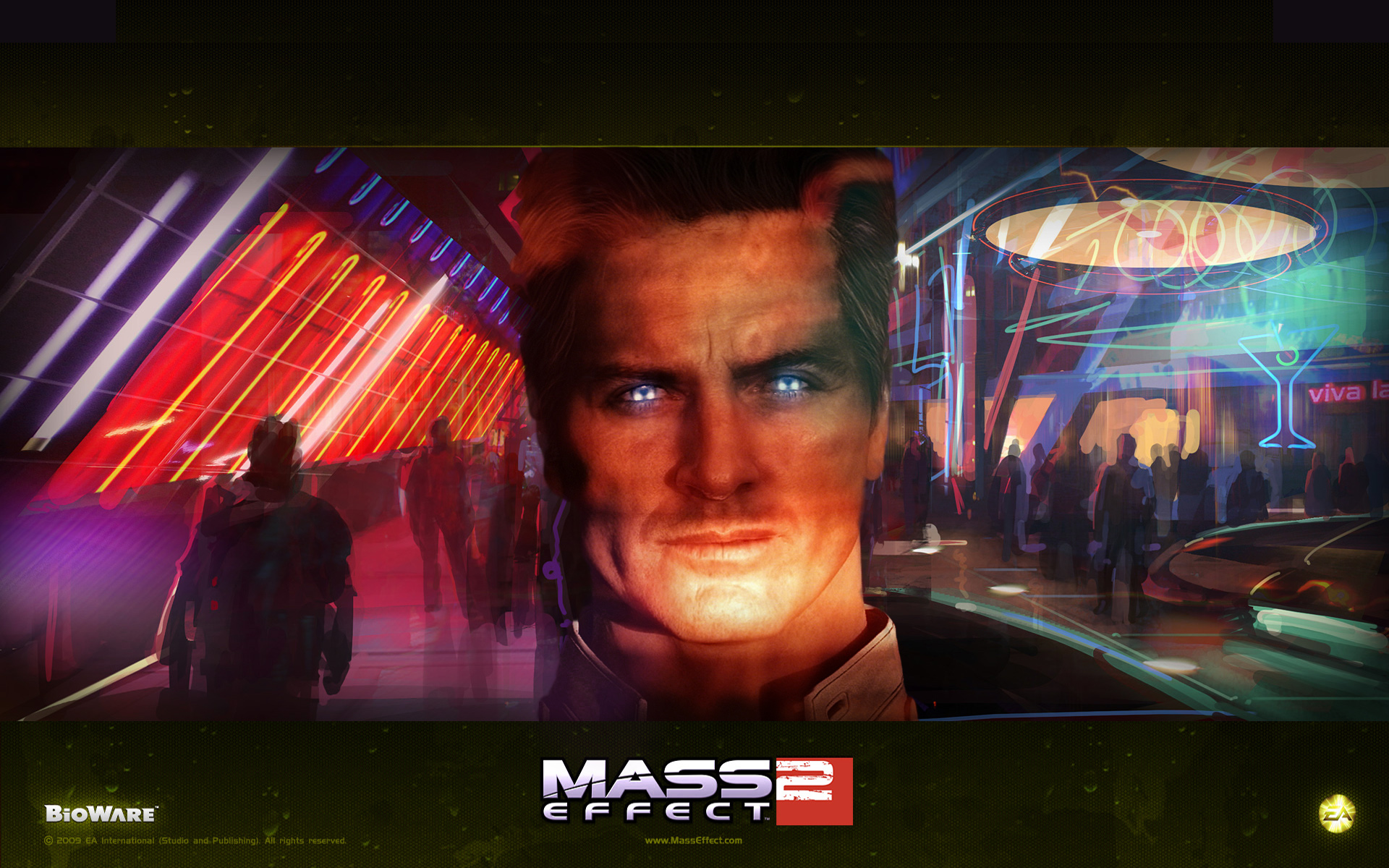 Illusive Man, Mass Effect 2 - desktop wallpaper
