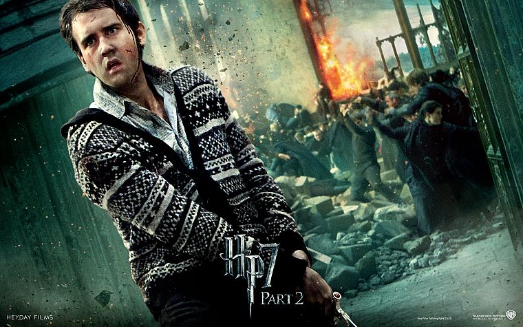 fantasy, movies, film, Harry Potter, magic, Harry Potter and the Deathly Hallows, movie posters, Neville Longbottom, Hogwarts, Matthew David Lewis - desktop wallpaper