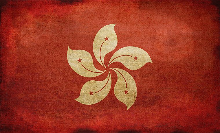 flags, Hong Kong - desktop wallpaper