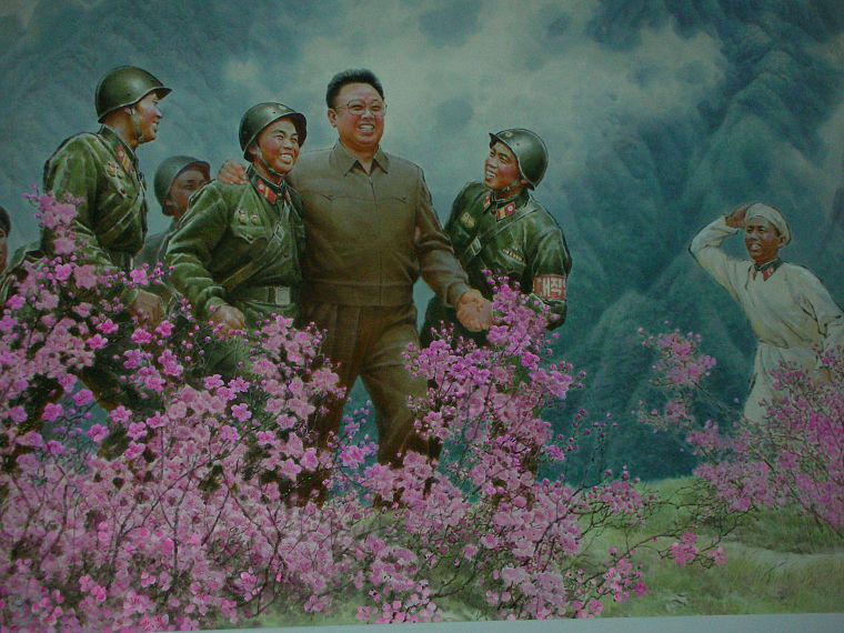 propaganda, North Korea - desktop wallpaper