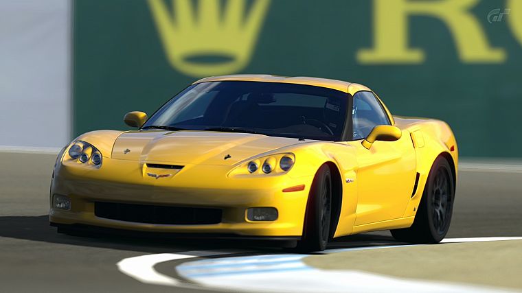 video games, cars, Gran Turismo, Chevrolet Corvette, 2006, Chevrolet Corvette Z06, Gran Turismo 5 - desktop wallpaper