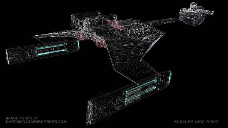 Star Trek, 3D modeling, Romulans - desktop wallpaper