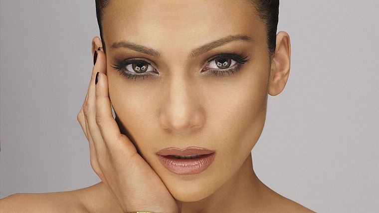 brunettes, women, models, Jennifer Lopez - desktop wallpaper