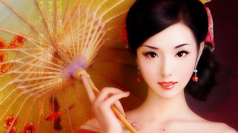 women, Asians - desktop wallpaper