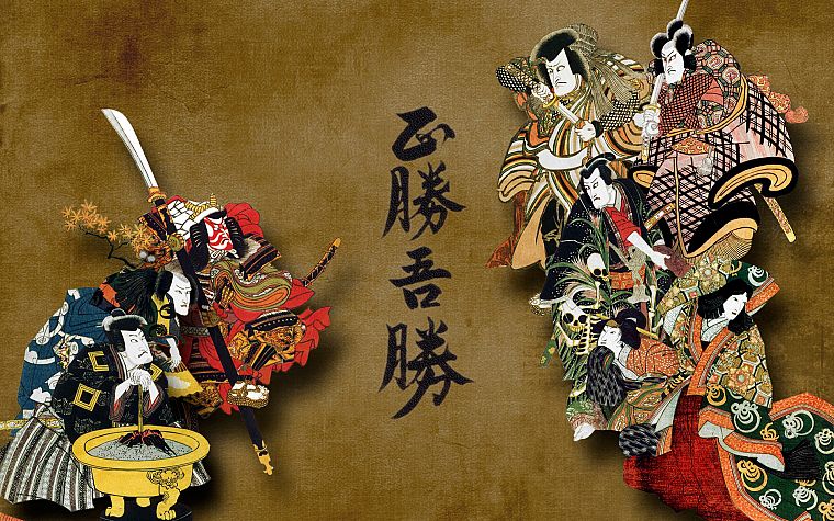samurai, Japanese - desktop wallpaper