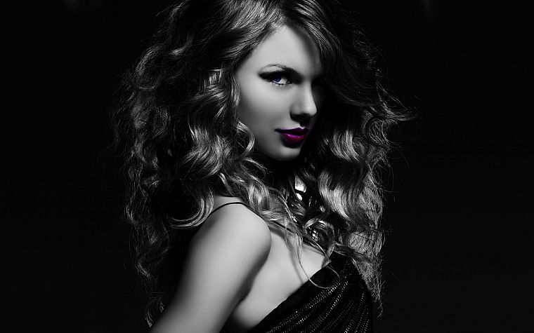women, Taylor Swift, celebrity, singers, curly hair - desktop wallpaper