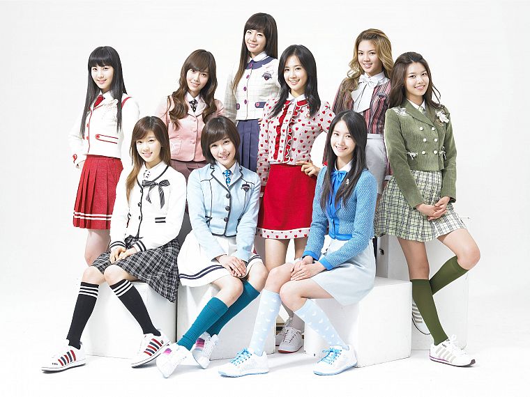 women, school uniforms, Girls Generation SNSD, celebrity - desktop wallpaper
