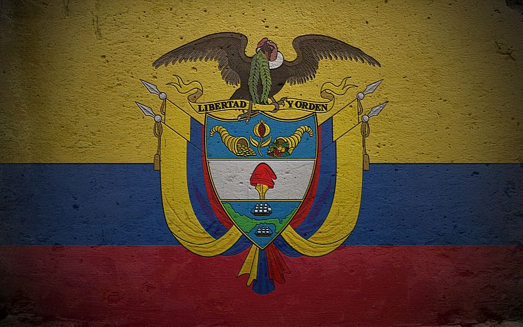 flags, Colombia - desktop wallpaper