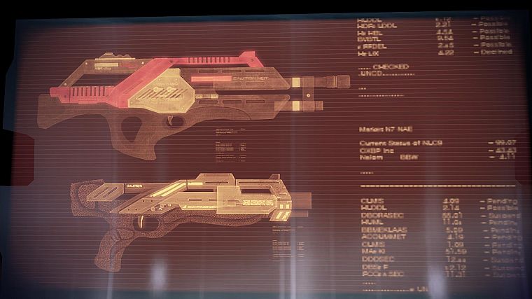guns, Mass Effect, weapons - desktop wallpaper