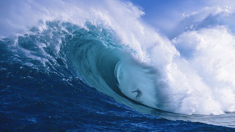 Hawaii, surfing, bay - desktop wallpaper