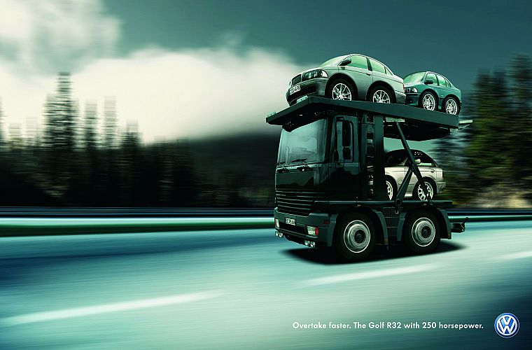 trucks, vehicles, photo manipulation - desktop wallpaper