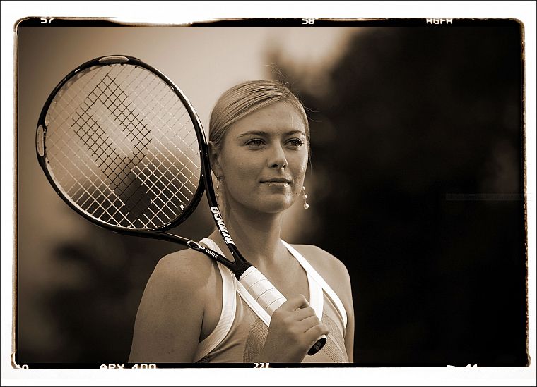 sports, models, Maria Sharapova, tennis players - desktop wallpaper