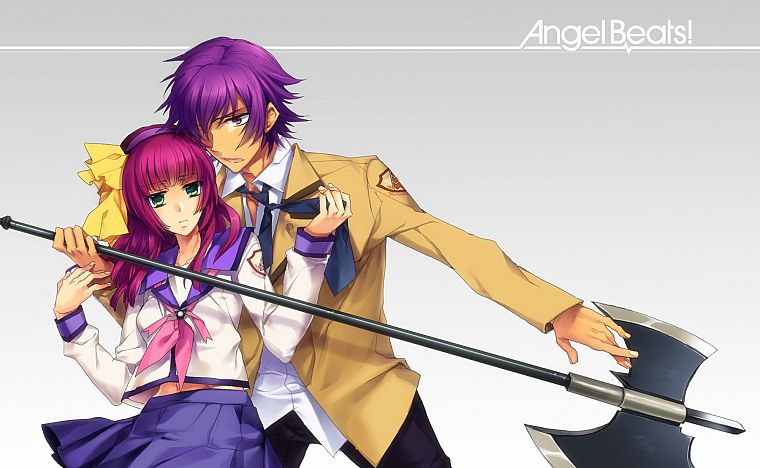 Angel Beats!, Nakamura Yuri, Noda - desktop wallpaper