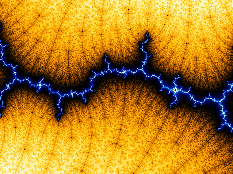 abstract, fractals, lightning - desktop wallpaper