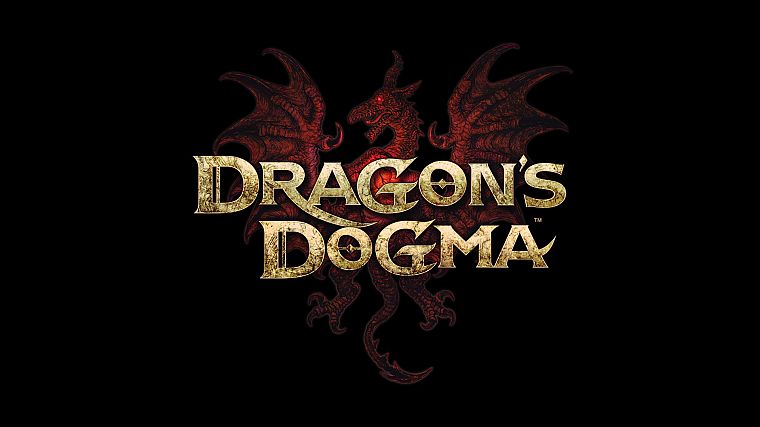 video games, dragons, Capcom, fantasy art, logos, Dragons Dogma, Dogma - desktop wallpaper