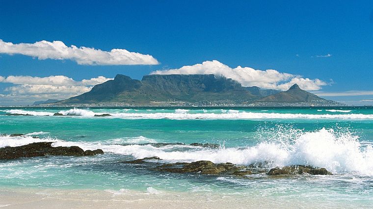 South Africa, Africa, Cape Town, Table Mountain - desktop wallpaper