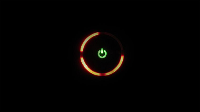 computers, power button, Xbox 360, red ring of death - desktop wallpaper