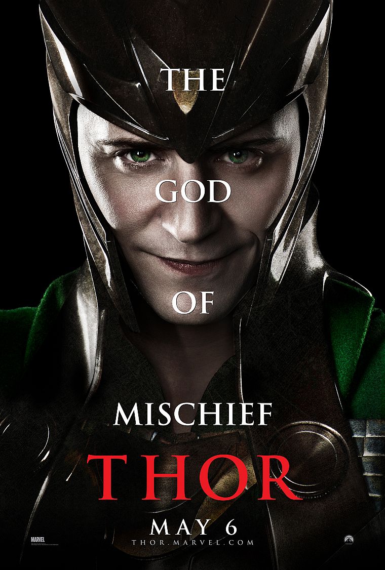 movie posters, Loki, Tom Hiddleston, Thor (movie) - desktop wallpaper