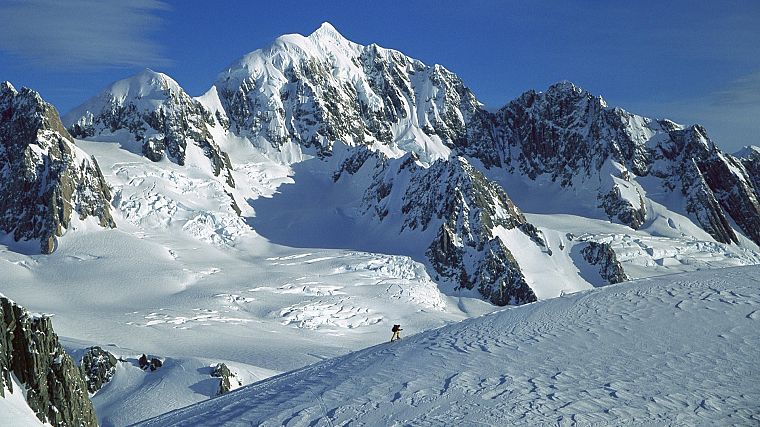 mountains, landscapes, ski, New Zealand, National Park - desktop wallpaper