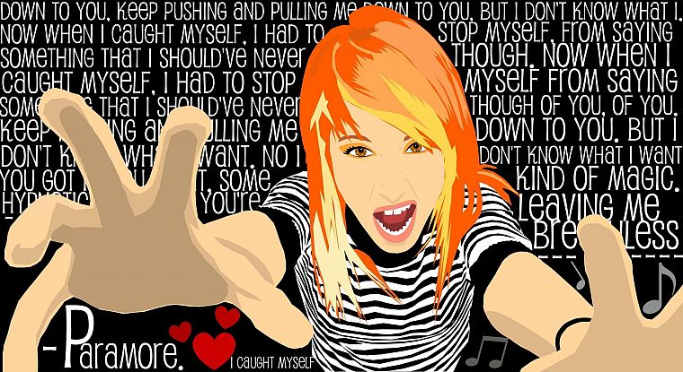 Hayley Williams, Paramore, music, vectors, celebrity, lyrics, music bands, band - desktop wallpaper