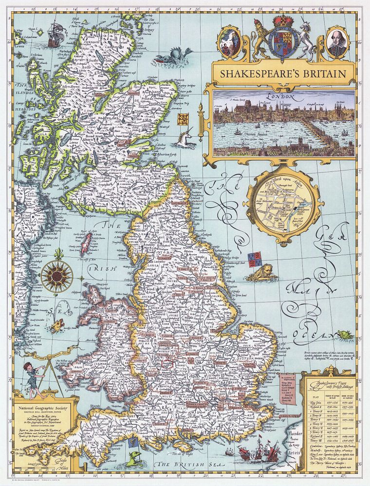 Britain, maps - desktop wallpaper