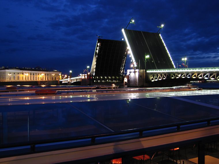 Russia, bridges, rivers, Saint Petersburg - desktop wallpaper