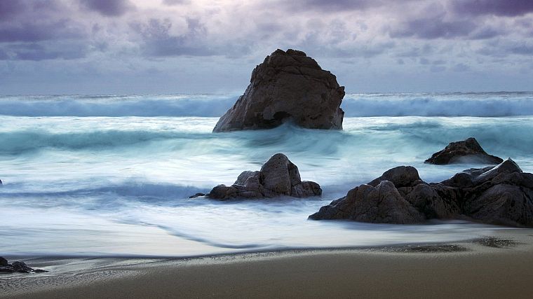 water, waves, rocks, milkshakes, sea, beaches - desktop wallpaper