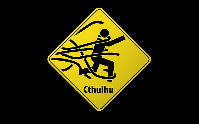 signs, Cthulhu, funny, wrong - desktop wallpaper