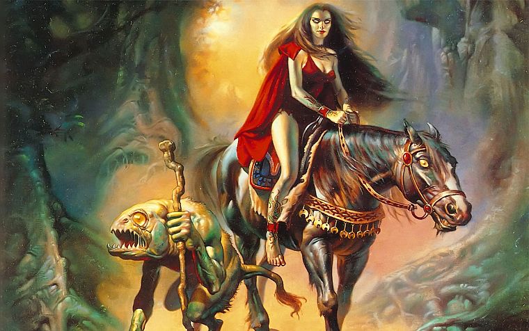 fantasy, fantasy art, Boris Vallejo - desktop wallpaper