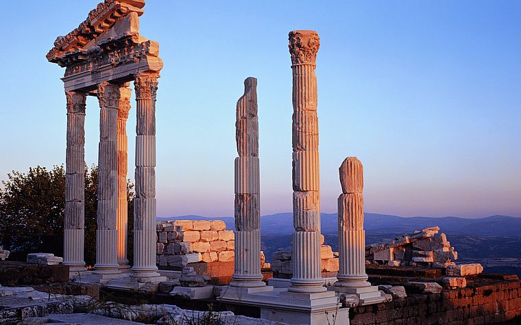 ruins, stones, Turkey - desktop wallpaper