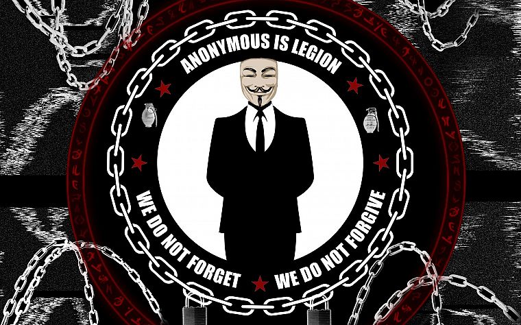 Anonymous, We are Legion - desktop wallpaper