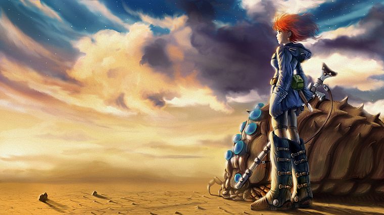 soft shading, Nausicaa of the Valley of the Wind - desktop wallpaper