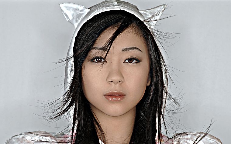 women, Utada Hikaru, cat ears - desktop wallpaper