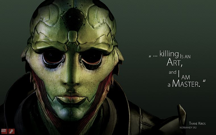quotes, Mass Effect, Thane, Mass Effect 2 - desktop wallpaper